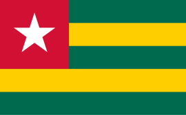 Bandera de Togo
