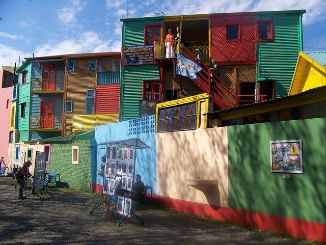 Casas de colores, Buenos Aires, Argentina