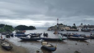 Barcas de pescadores en Camerún
